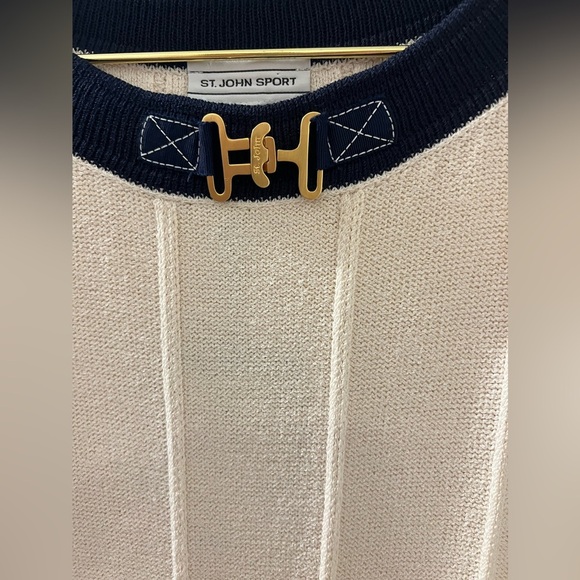 NWT St. John Sport Knit Dress, Wool Blend - Picture 2 of 7